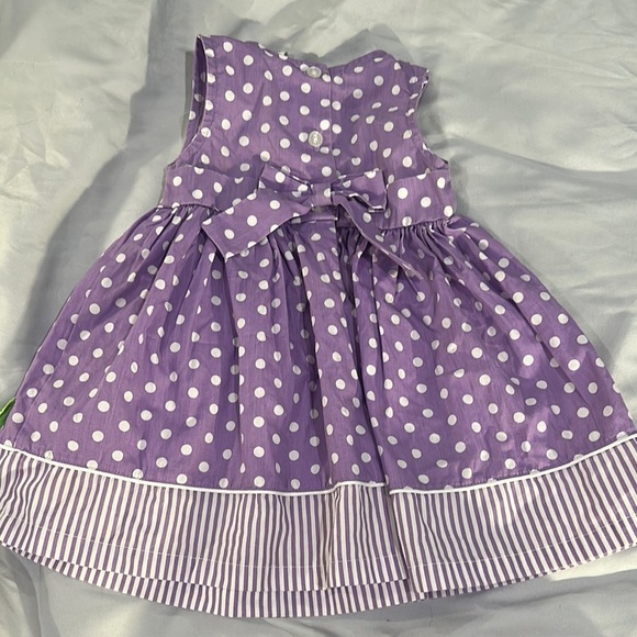 Blueberi Boulevard - LIKE NEW - Lavender Polka Dot Summer/Party Dress - Picture 5 of 5